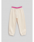 Брюки детские для девочек Olusha молочный