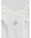 Блузка-топ детская для девочек Rosio белый