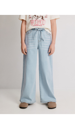 Брюки джинсовые детские для девочек Dalva голубой