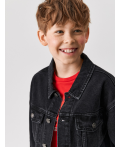 Куртка джинсовая детская для мальчиков Kriston черный