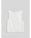 Майка-топ детский для девочек Anis_top белый