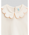 Блузка детская для девочек Belen молочный
