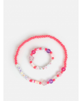 Набор (бусы + браслет) детский Maddy разноцветный