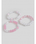 Набор из 3 браслетов дет. Rayna светло-розовый