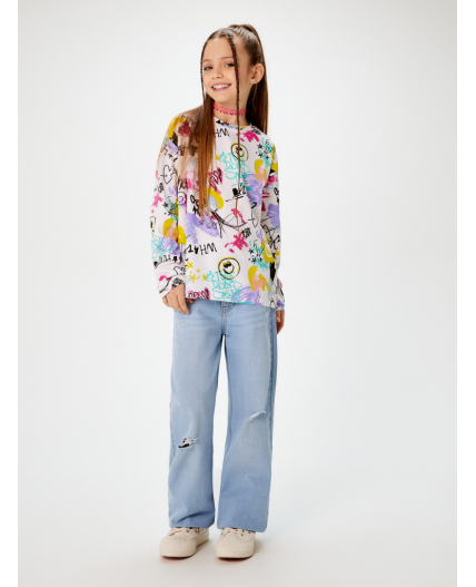 Джемпер детский для девочек Mirella набивка