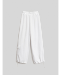 Брюки детские для девочек Abril белый