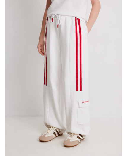 Брюки детские для девочек Abril белый