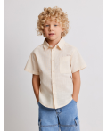 Сорочка верхняя детская для мальчиков Bonapo светло-бежевый