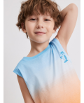 Мaйка детская для мальчиков Hogan голубой принт