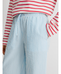 Брюки детские для девочек Jelis_pn голубая полоска