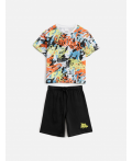 Набор детский для мальчиков ((1)футболка и (2)шорты) Kabi разноцветный
