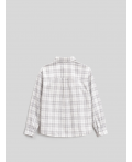 Сорочка верхняя детская для мальчиков Klemento серая клетка
