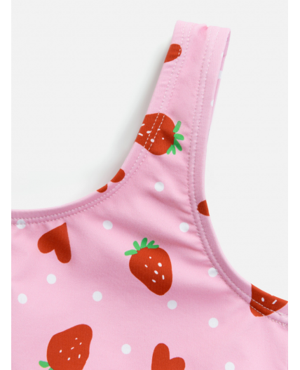 Костюм купальный детский для девочек Luiziana розовый