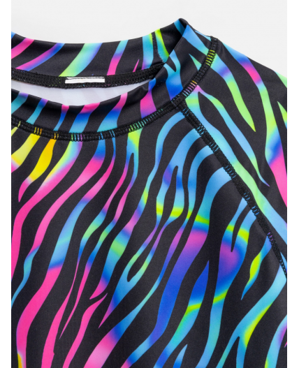 Костюм купальный детский для девочек Luiziana1 сине-красный