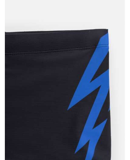 Трусы купальные детские для мальчиков Orlando черный-синий