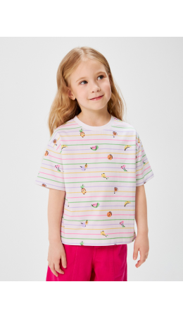 Футболка детская для девочек Anisia полоска