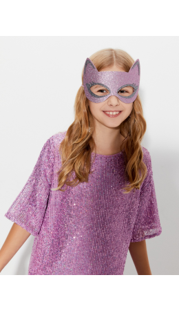 Маска карнавальная детская Artlett светло-розовый