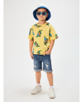 Футболка детская для мальчиков Croco желтый