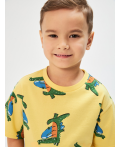 Футболка детская для мальчиков Croco желтый