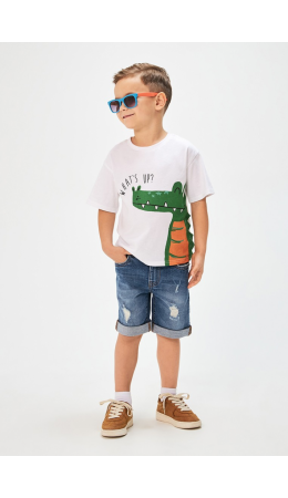 Шорты джинсовые детские для мальчиков Seadra синий