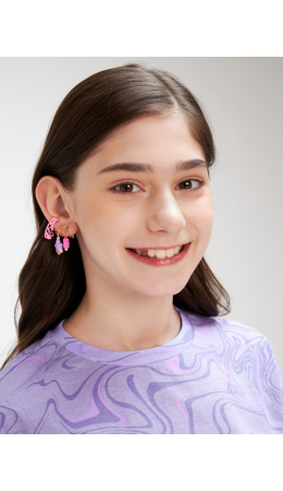 Набор из 3 пар серег-клипс дет. Seol цветной