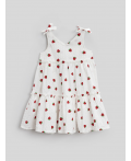 Платье детское для девочек Alcor белый принт