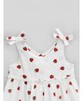 Платье детское для девочек Alcor белый принт