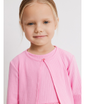 Набор для девочек ((1)платье и (2)кардиган) Delis розовый