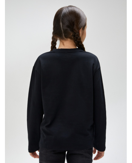 Джемпер детский для девочек Viana черный