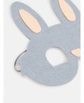 Маска карнавальная детская Bunny серый