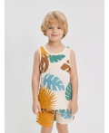 Мaйка детская для мальчиков Leopard_top набивка