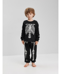 Пижама детская для мальчиков Skeleton черный