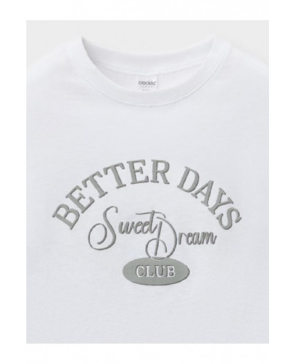 МП 1657/белый Н250 пижама