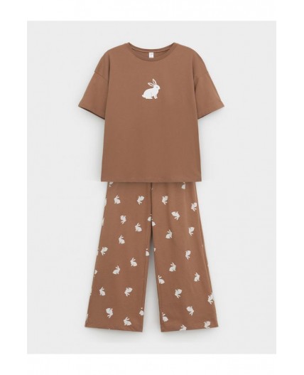 МП 1657/шоколадный 1230 Н111 пижама