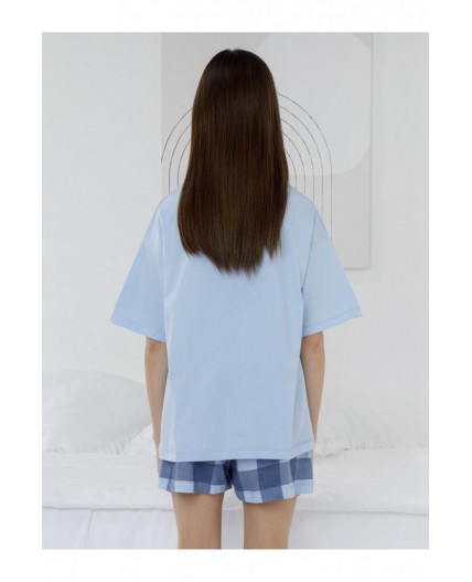 МП 1658-1/голубой 1124 Н026.2 пижама