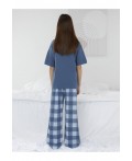 МП 1657-1/синий 4027 Н026.2 пижама