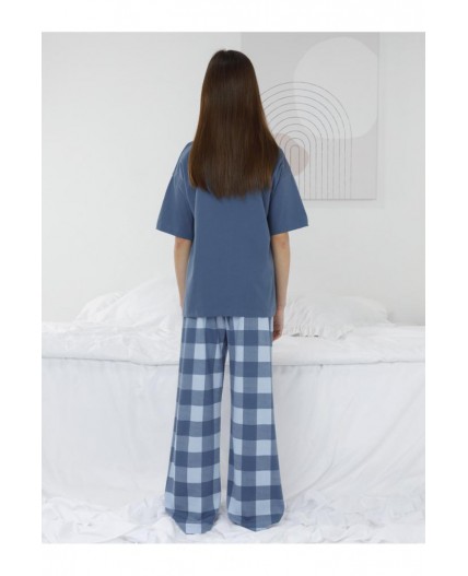МП 1657-1/синий 4027 Н026.2 пижама