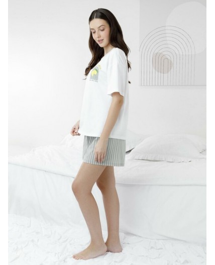 МП 20143/белый Н250 пижама