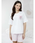 МП 20143/белый Н249 пижама