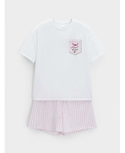 МП 20143/белый Н249 пижама