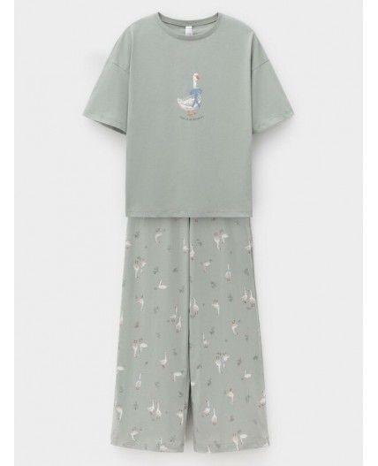 МП 20209/оливковый 5904 Н110 пижама