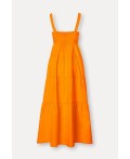 Платье жен. ярко-оранжевый