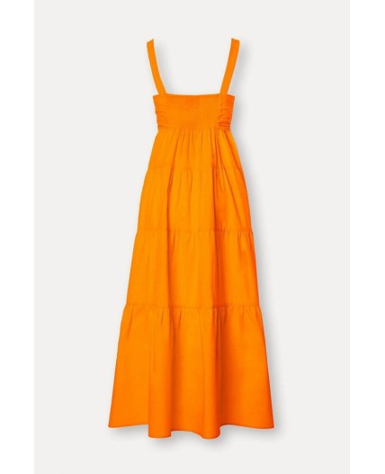 Платье жен. ярко-оранжевый