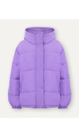 Куртка утепленная жен. неон фиолетовый
