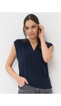Фуфайка (футболка) женская 5231-3730; 0013 т.синий