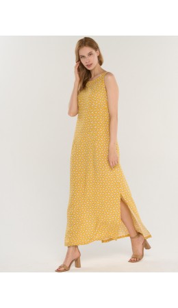 Платье женское 5231-3787; Ш108 калейдоскоп жёлтый