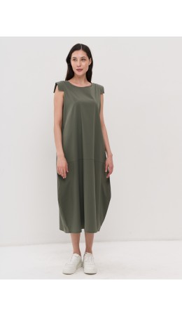 Платье женское 5241-3803; БХ18/1 тёмно-оливковый