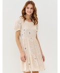 Платье женское 7231-30065; Белый нефрит