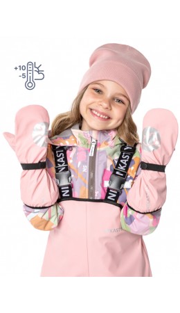 Варежки 14л3122 пудровый