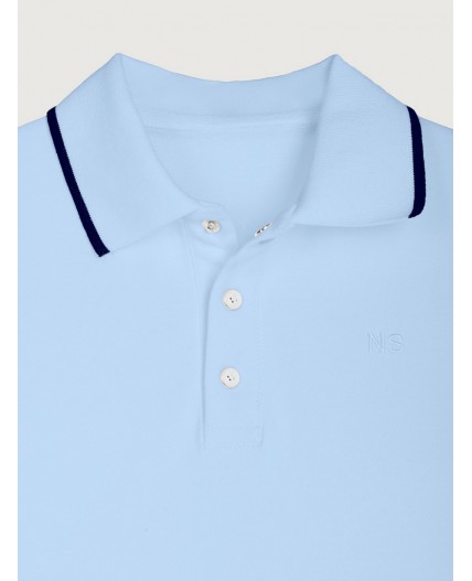 Рубашка-поло 4ш21225 голубой
